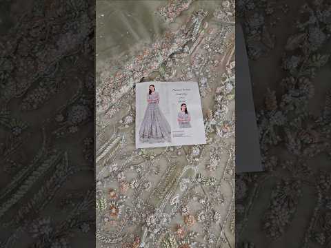 Ahmad Sultan - Orchid Bridal Hand Embellished Maxi - TC-1445