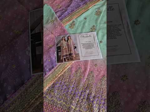 BAROQUE - CHANTELLE EMBROIDERED CHIFFON COLLECTION'25 - CH12-08 - TC-862