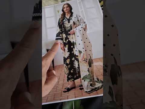 BAR0QUE EMBROIDERED LAWN SF-534 - TC-1112