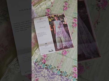 Elaf Signature Embroidered Lawn Collection 2025 - ETS-01A ARIA - TC-1319