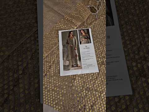 Nureh TW-16 Luxury Chiffon Embroidered Collection - TC-1474