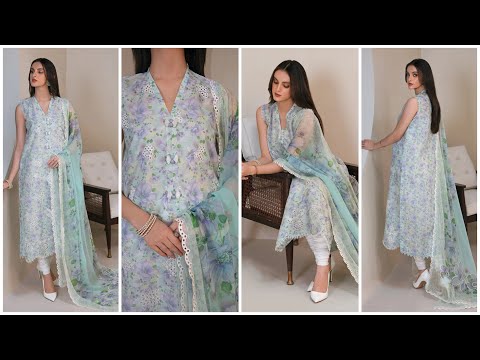 BAROQUE EMBROIDERED LAWN UF-357 - TC-758