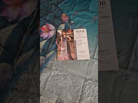 Noor By Saadia Asad Embroidered Lawn Eid Festive'26 D10- Teal Ombre - TC-1573