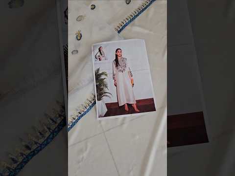 Alizey Saad – Raw Silk Hand Embellished Ivories Festive - TC-1454