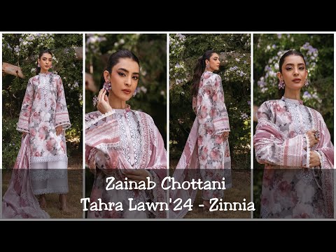 Zainab Chottani Tahra Lawn'24 - ZINNIA - D 3A - TC-963