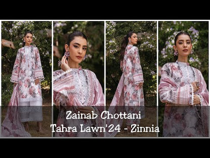 Zainab Chottani Tahra Lawn'24 - ZINNIA - D 3A - TC-963