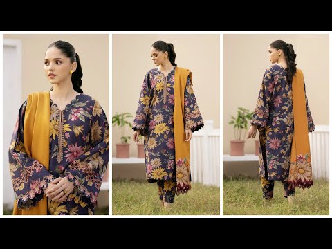 BAROQUE EMBROIDERED LAWN UF-494 - TC-732