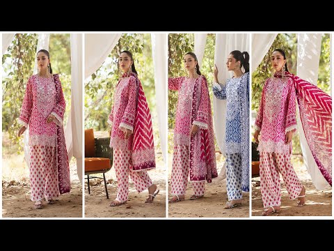Zainab Chottani Tahra Lawn'24 - LEENA - D 4B - TC-836