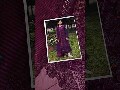 Freesia by Bin Ilyas Luxury Embroidered Lawn'25 105 - B - TC-1321