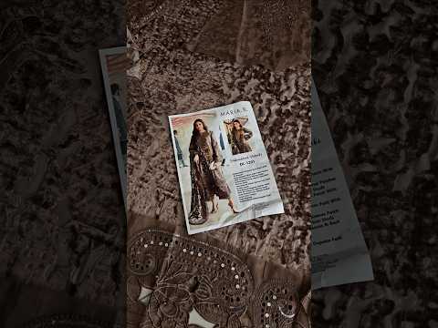 Maria.B. Winter LUXE Luxury Embroidered Velvet Suit | DL-1201 - TC-1506