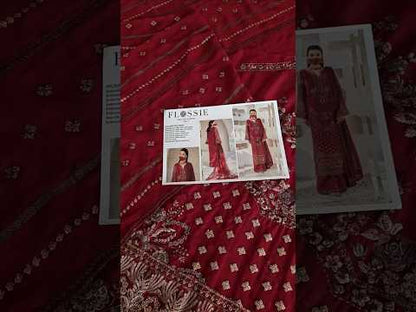 Flossie Naqsh By Safeera Vol-14 Luxury Wedding Chiffon - S-1402-A - TC-1372