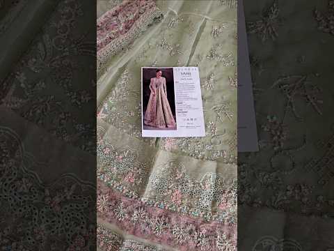 Qalamkar - Elirah Luxury Wedding Formal'26 Maxi MF-02 SAGE AURA - TC-1782