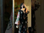 ETHNC Luxury Floral Embroidered Kaftan – Pure Viscose Raw Silk | Ready to Wear - TC-1794