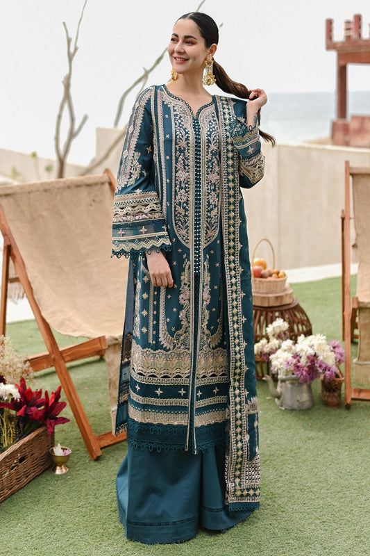 Qalamkar - ساحل LUXURY LAWN’23 - SP-10 - Zahra - TC-494