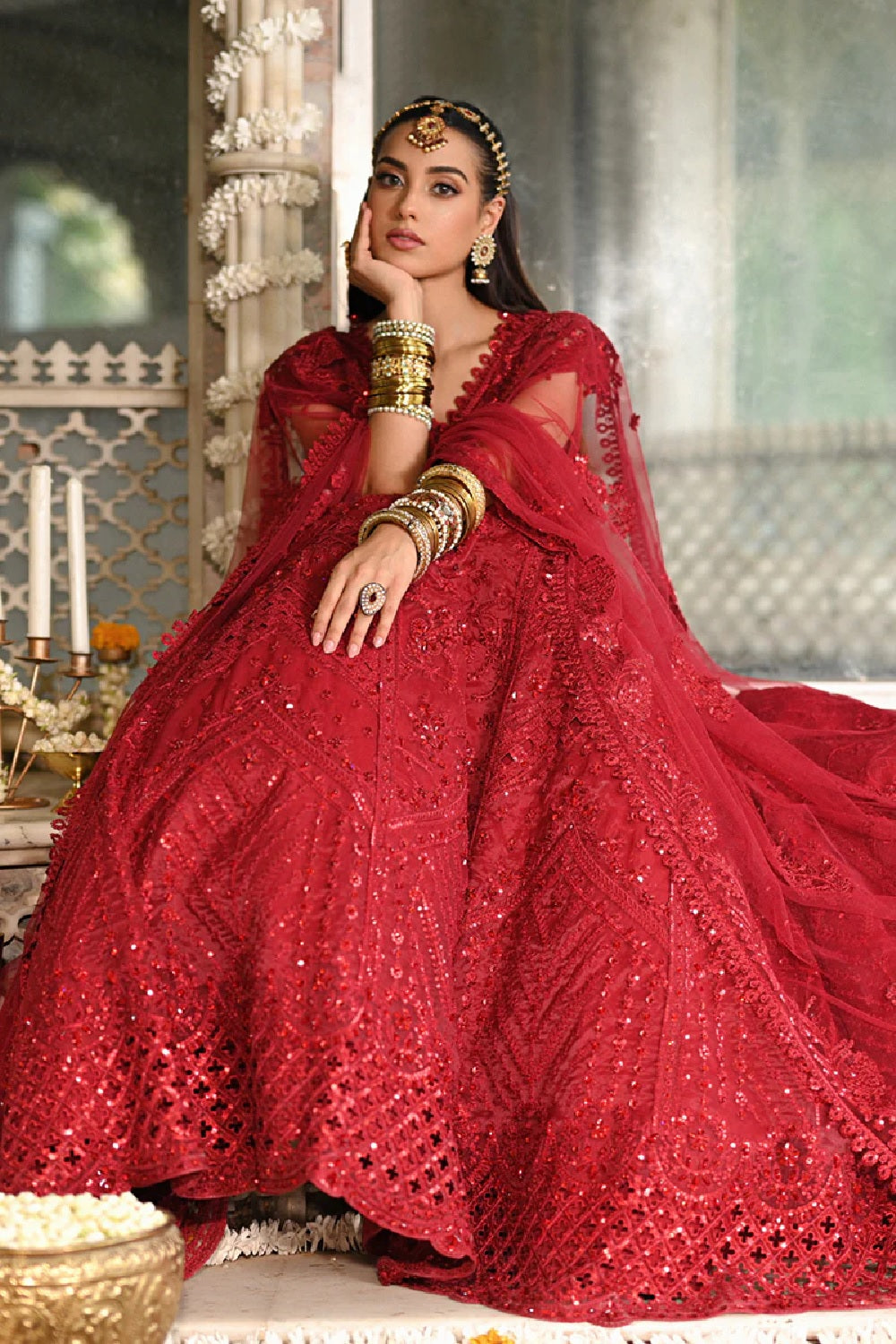 Qalamkar - Singhar Wedding Formals'24 - MUSKAAN RF-01 - TC-1016