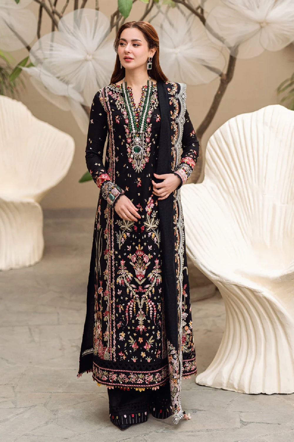 Qalamkar - SAHIL LUXURY LAWN’25 - FK-15 HANNAH - TC-1202