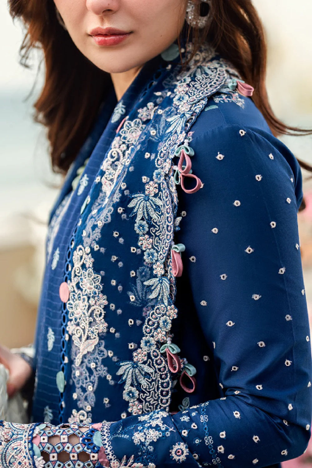 Qalamkar - SAHIL LUXURY LAWN’25 - FK-05 AURORA - TC-1191