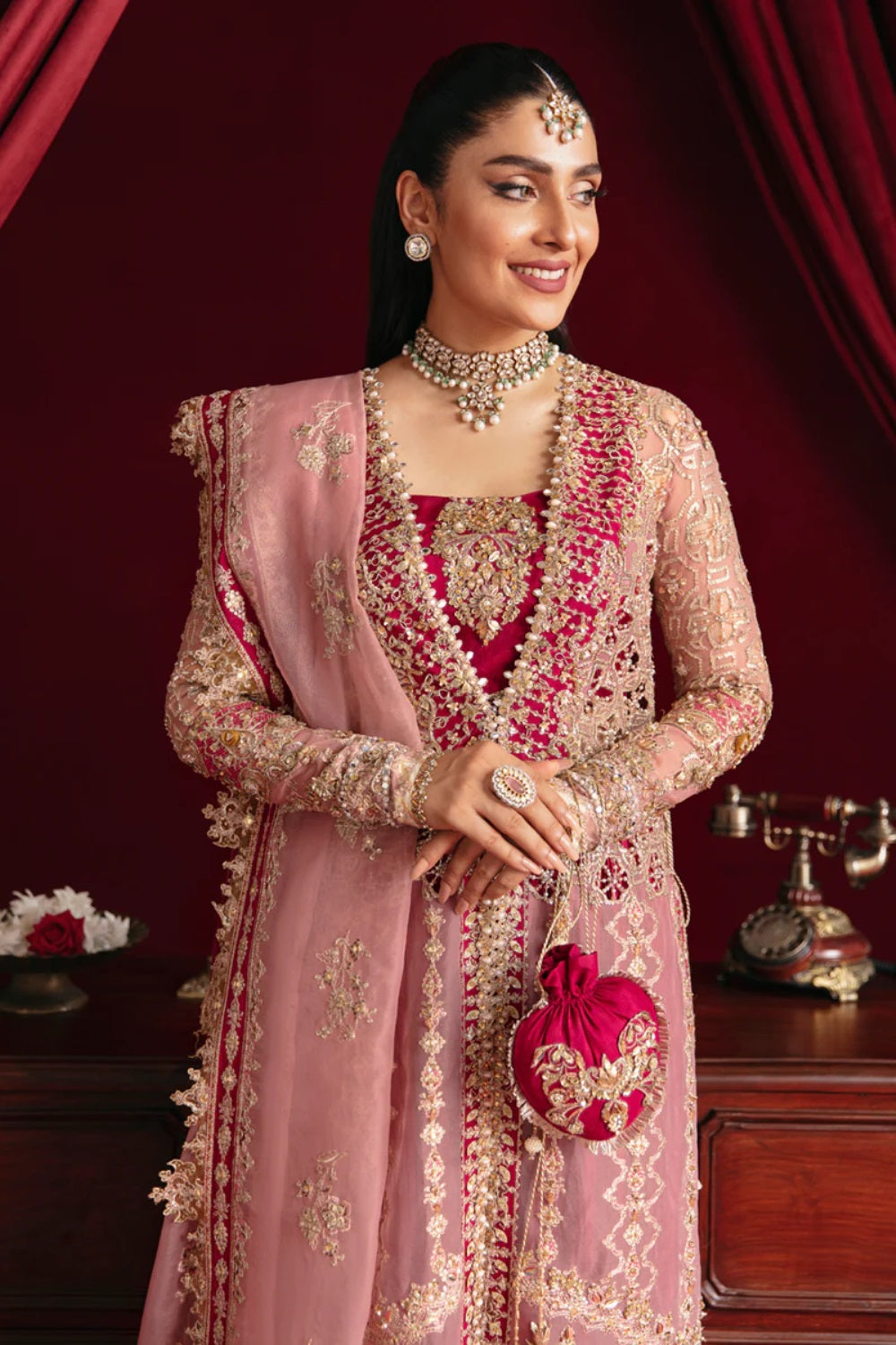 Qalamkar Heer Ranjha - HR-06 ARISHA Wedding Collection'24 - TC-693