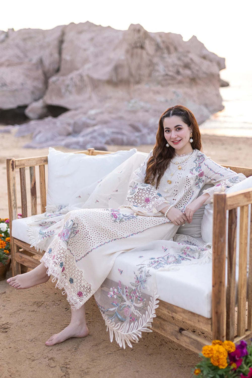 Qalamkar - SAHIL KINARE LUXURY LAWN’24 - FP-09 SELIN - TC-739