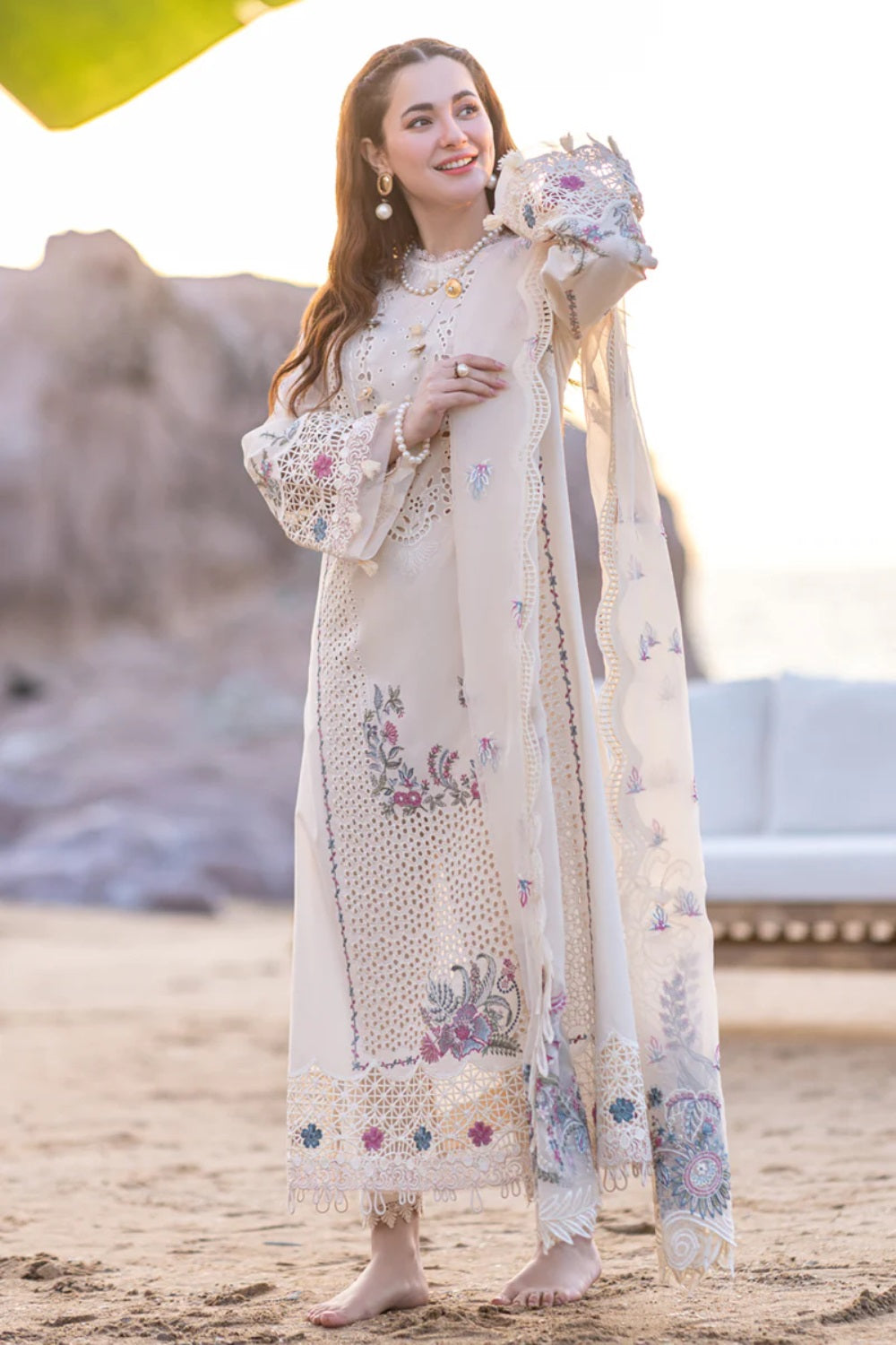 Qalamkar - SAHIL KINARE LUXURY LAWN’24 - FP-09 SELIN - TC-739