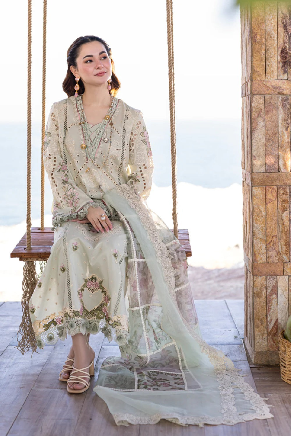 Qalamkar - SAHIL KINARE LUXURY LAWN’24 - FP-15 RANIA - TC-780