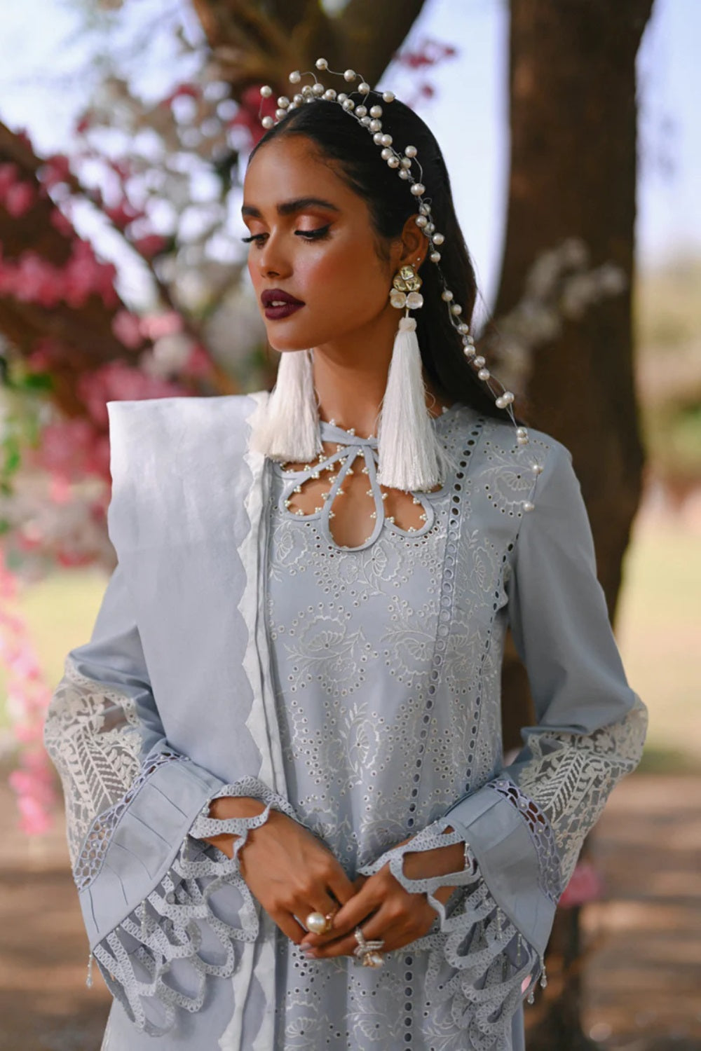 Qalamkar Chikankari Eid Edition - CF-06 LILLY - TC-721