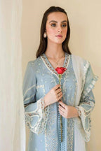 Qalamkar Luxury Embroidered Chikankar Lawn Edition - TC-1141