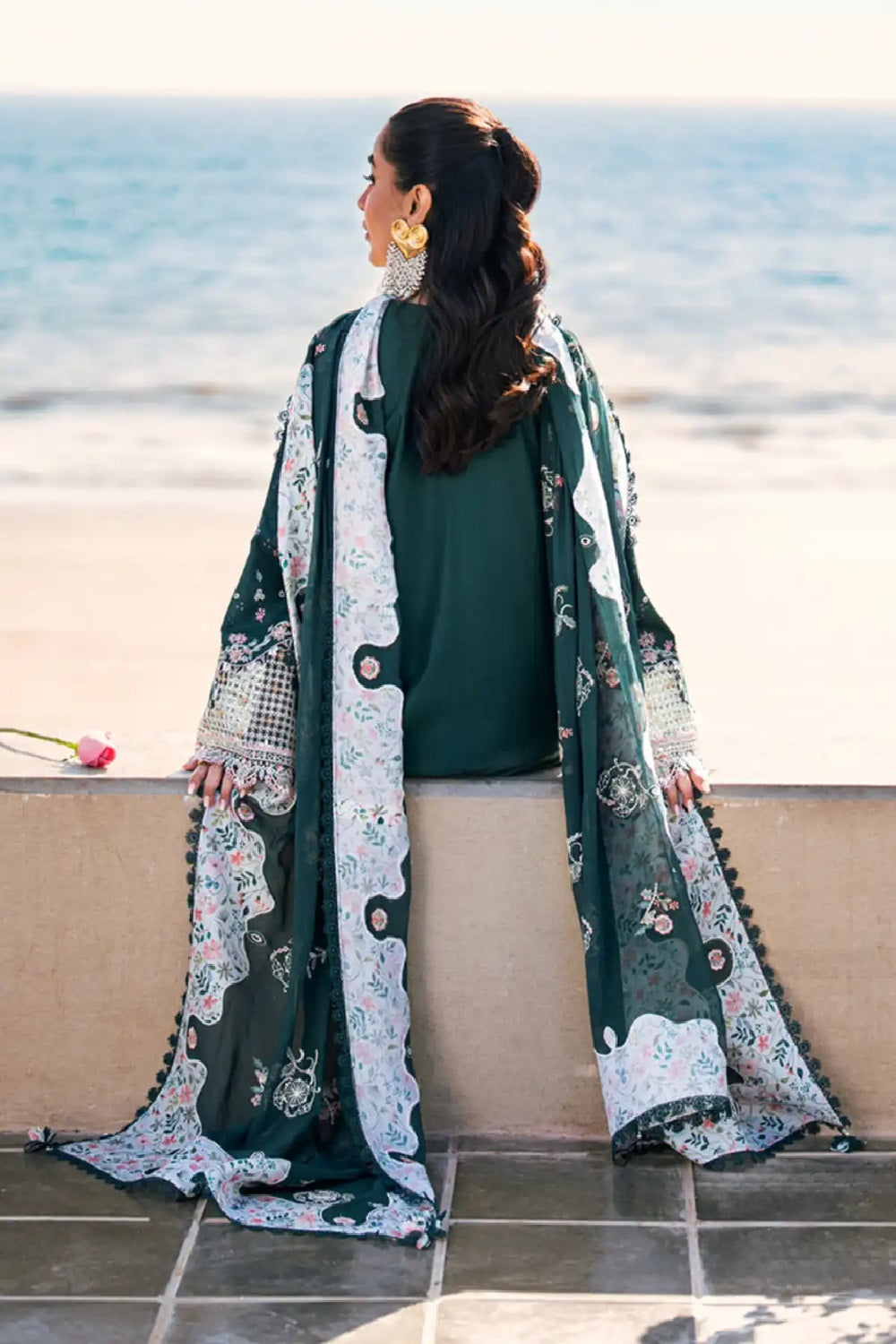 Qalamkar - SAHIL LUXURY LAWN’25 - FK-13 Eliza - TC-1231