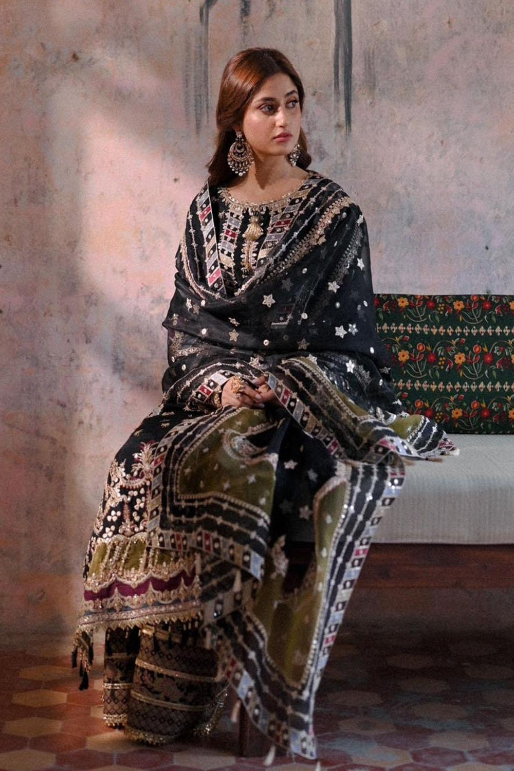 Sahiba By Qalamkar Embroidered Luxury Wedding'24 QLM23SB Mahenoor - TC-898