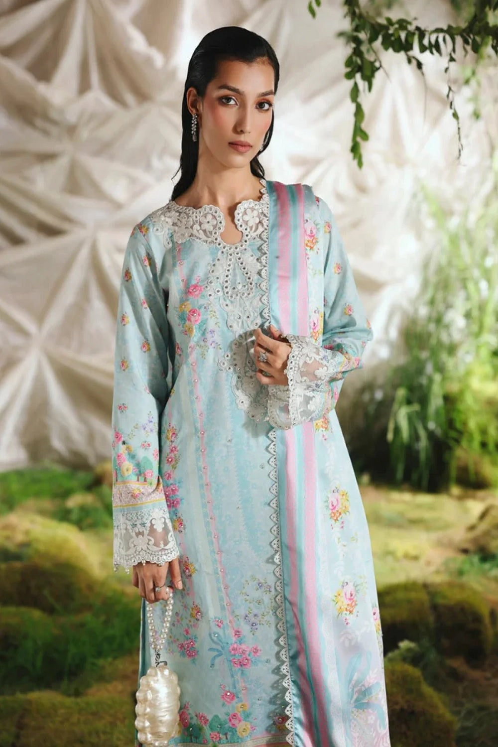 RAJ BARI - Silah Luxury Printed Embroidered Lawn - TC-1779