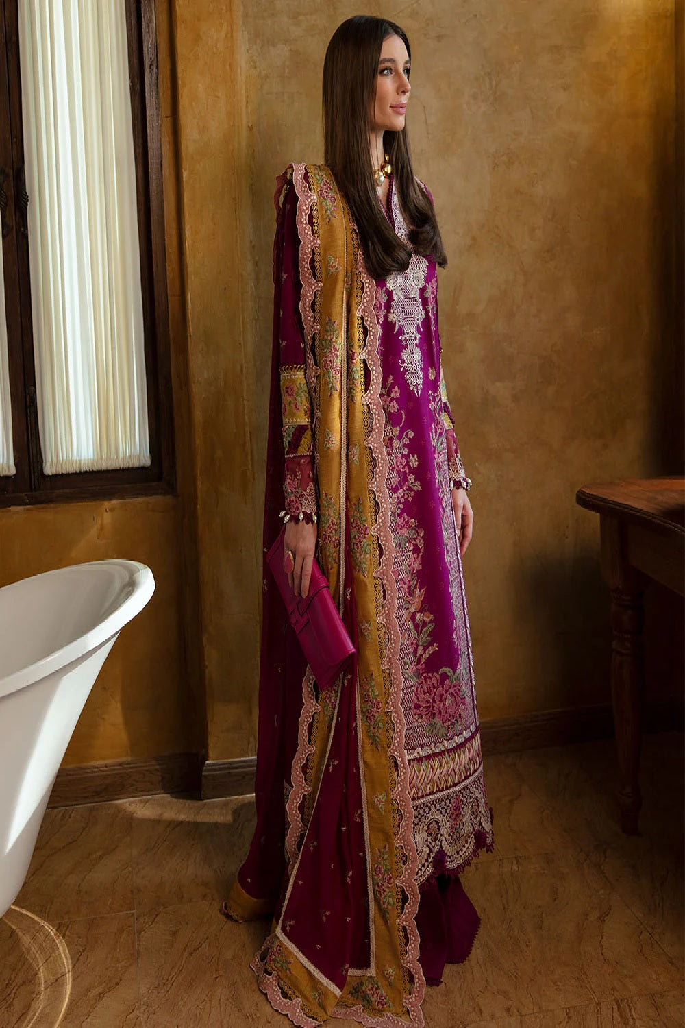 Ilana by Republic - Camille (D6-A) Luxury Embroidered Lawn'26 - TC-1498