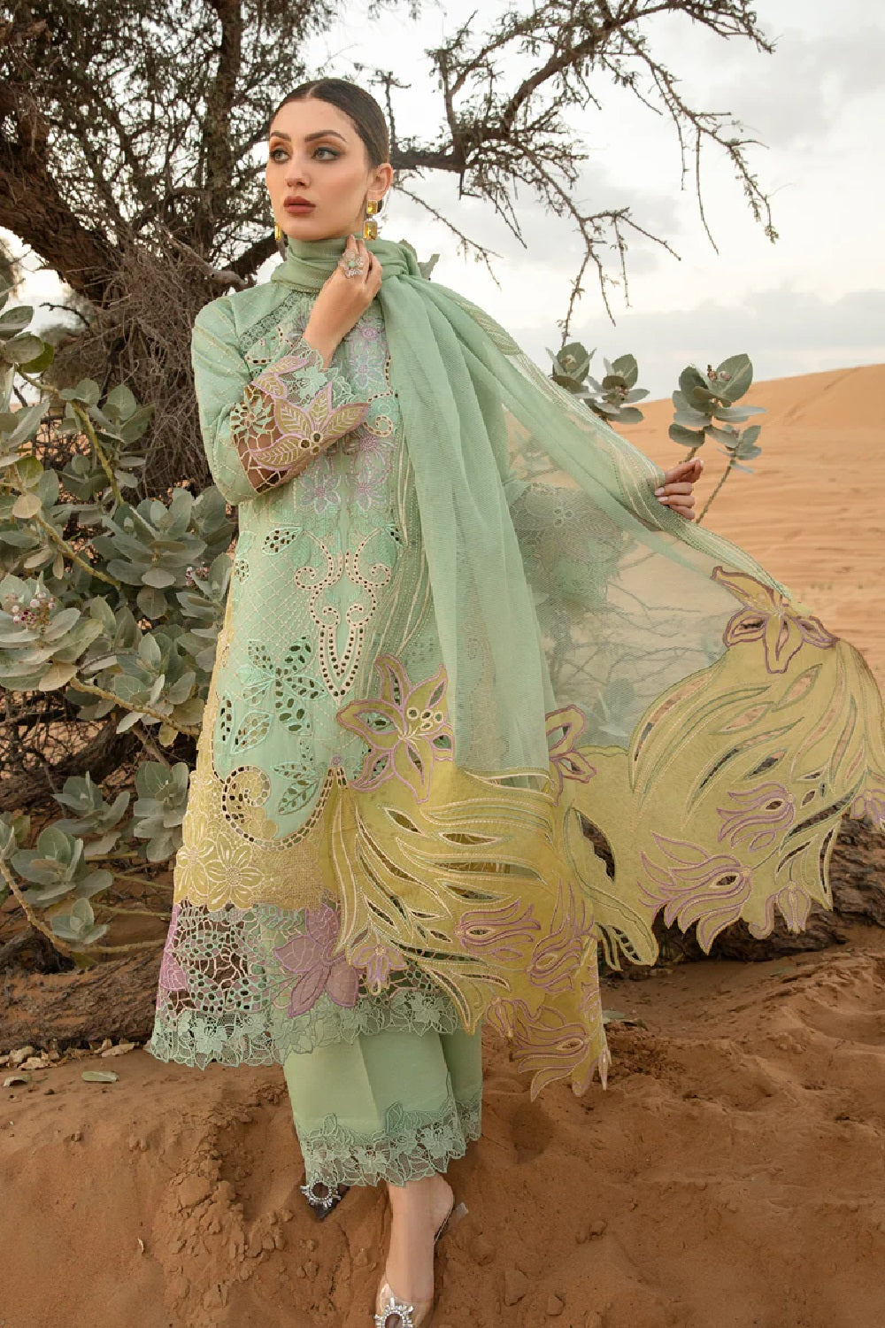 Rang Rasiya Premium Embroidered Lawn'24 - ELNAZ - TC-837