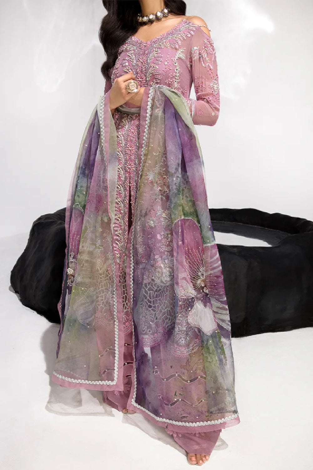 Rang Rasiya RAMONA Festive Chiffon Edition (Two Colors) TC-1223