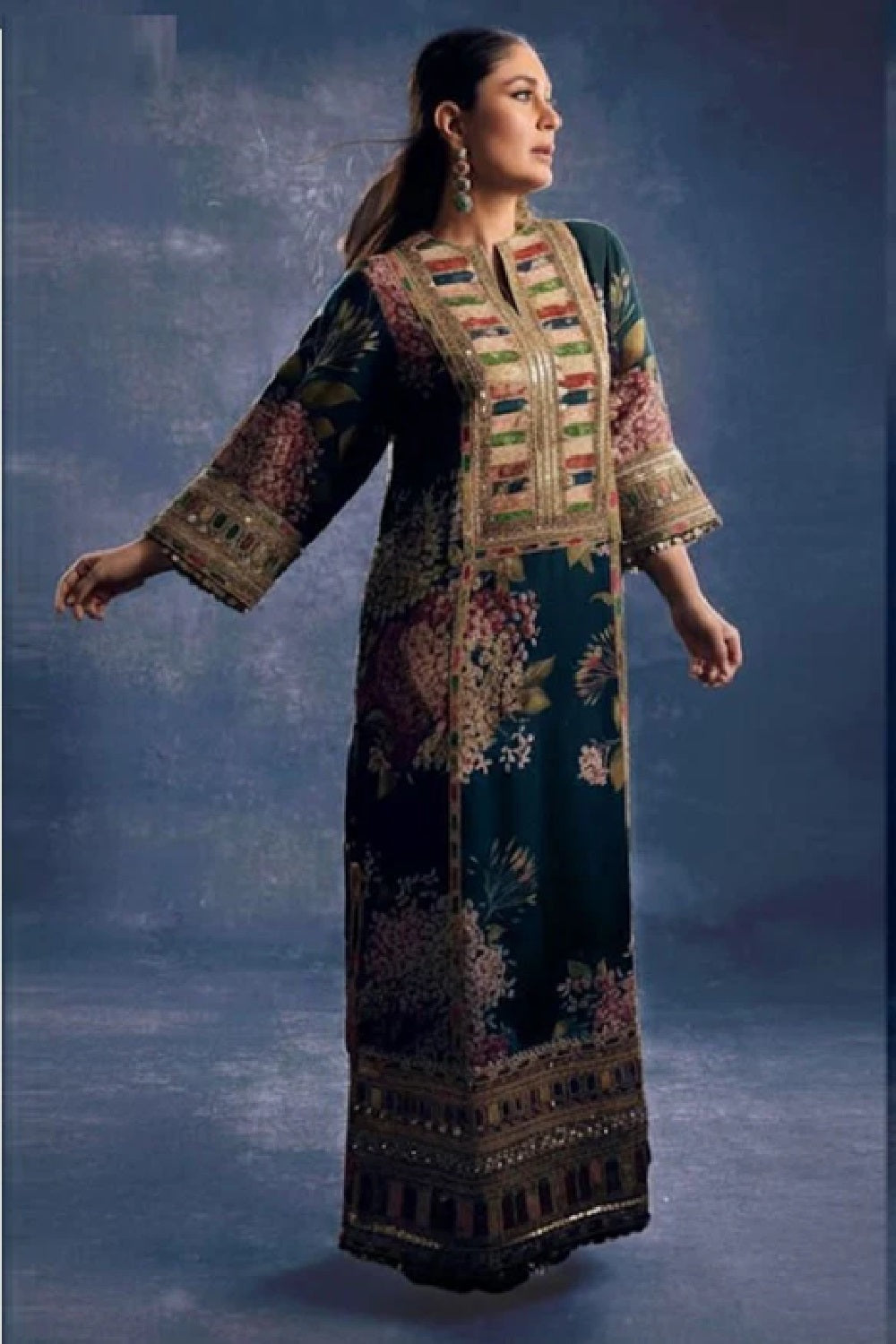 Sabyasachi Digital Print Shamoz Silk Collection - TC-1428