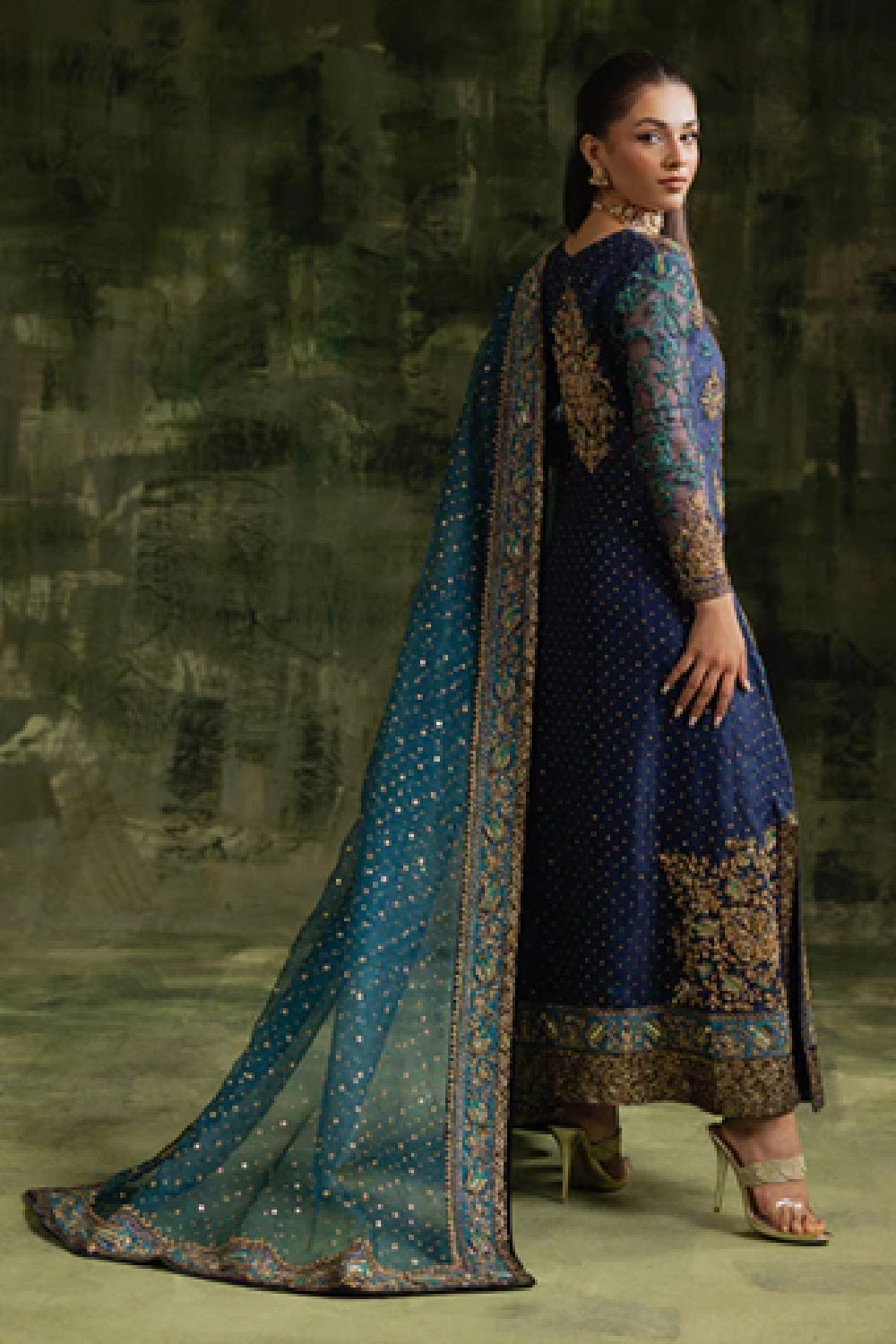 Sara Naqvi SHAHBANO Luxury Hand Embellished Chiffom Wedding Edition - TC-1425