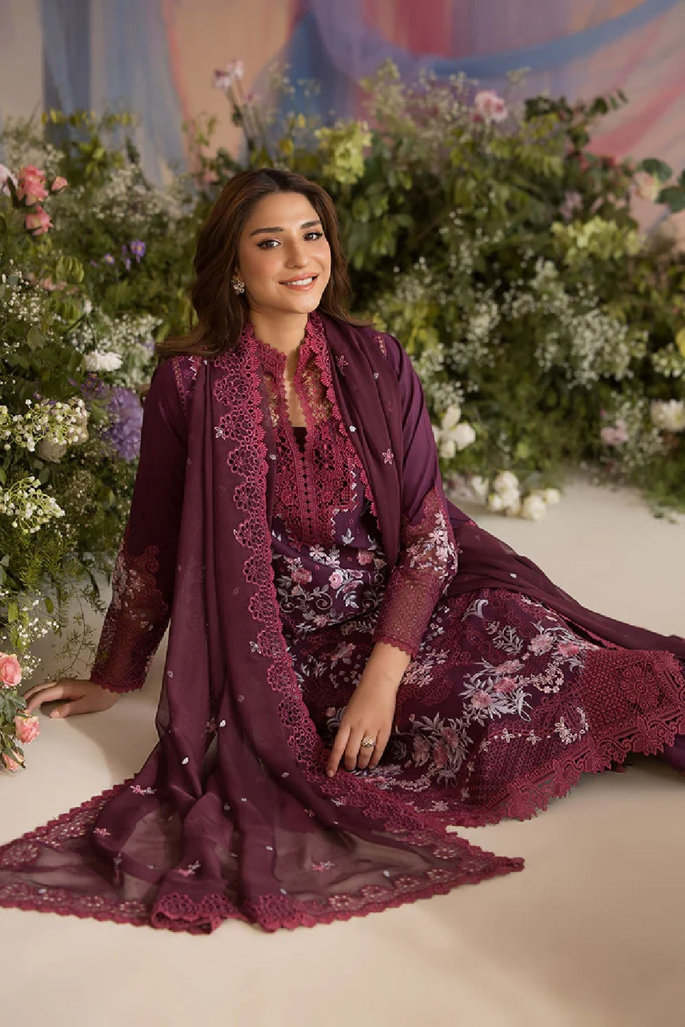 Sobia Nazir Luxury Lawn'25 D 6 A - TC-1253