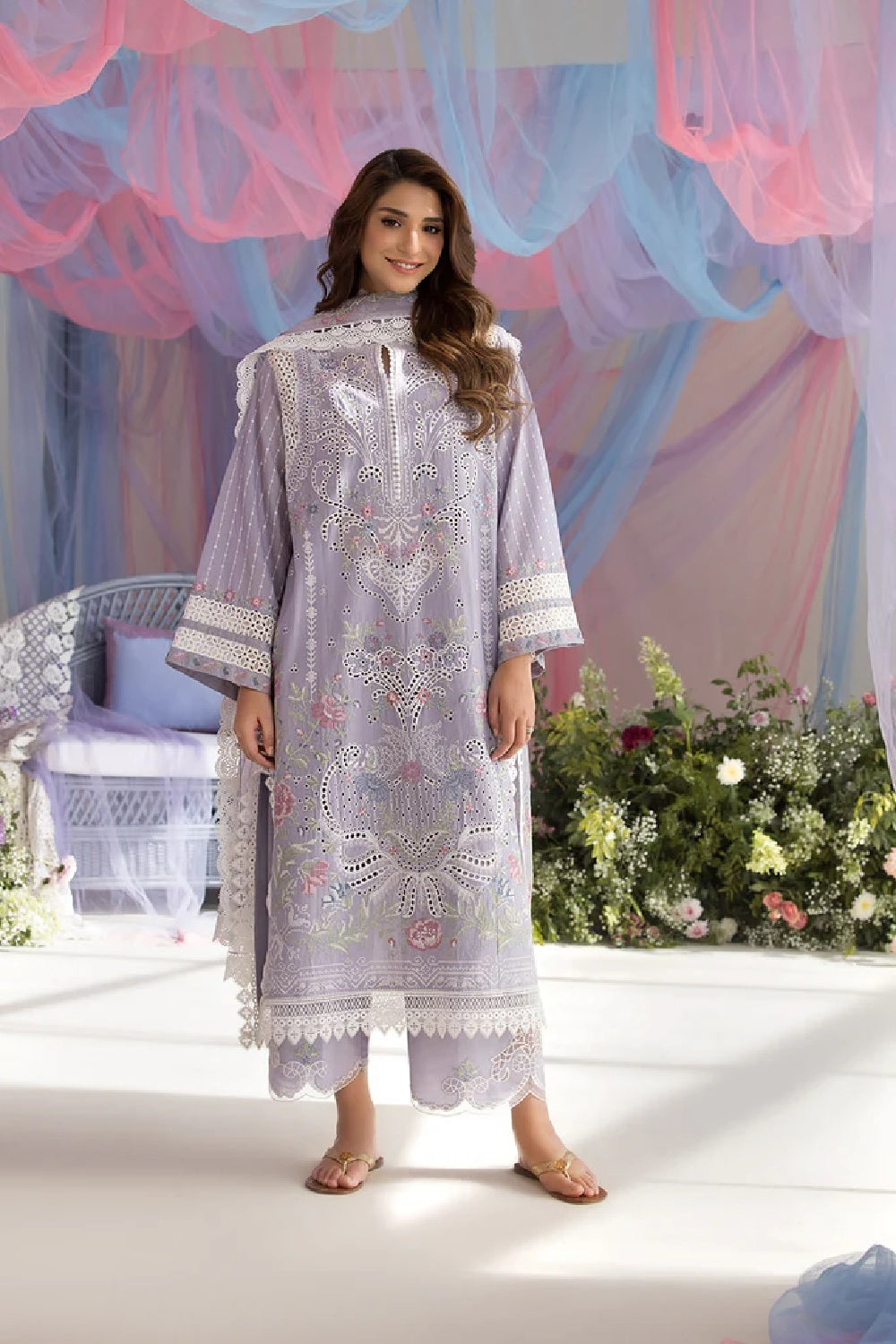 Sobia Nazir Luxury Lawn 2025 – Design 5A | Premium Embroidered - TC-1343
