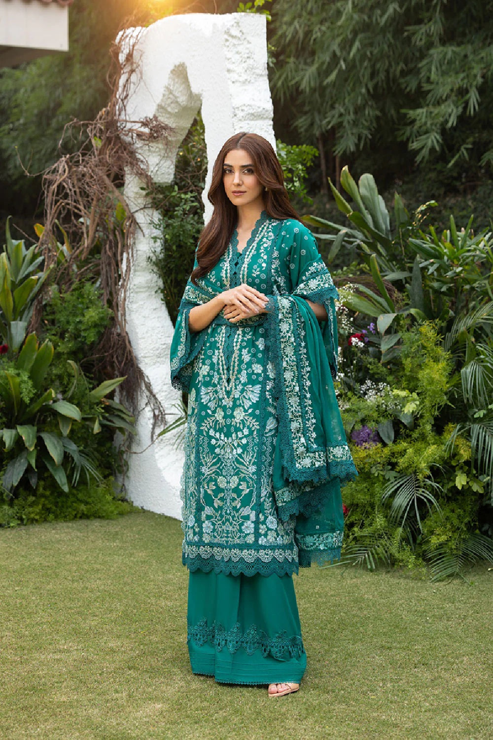 Sobia Nazir Luxury Lawn 2026 – Design 8B | Premium Embroidered - TC-1490