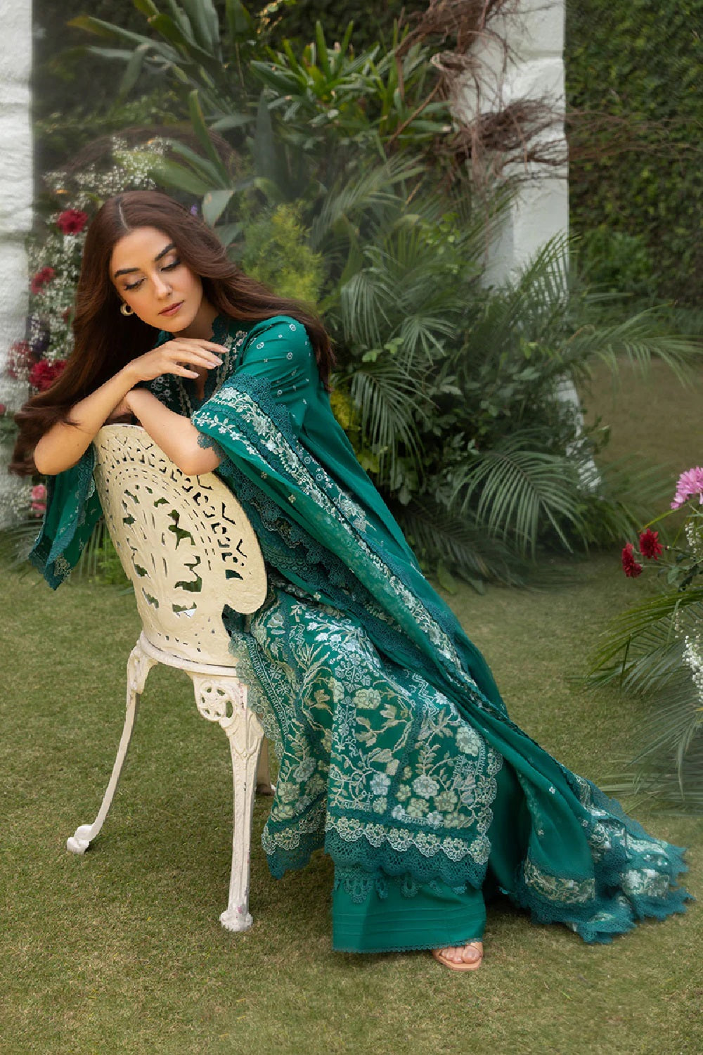 Sobia Nazir Luxury Lawn 2026 – Design 8B | Premium Embroidered - TC-1490