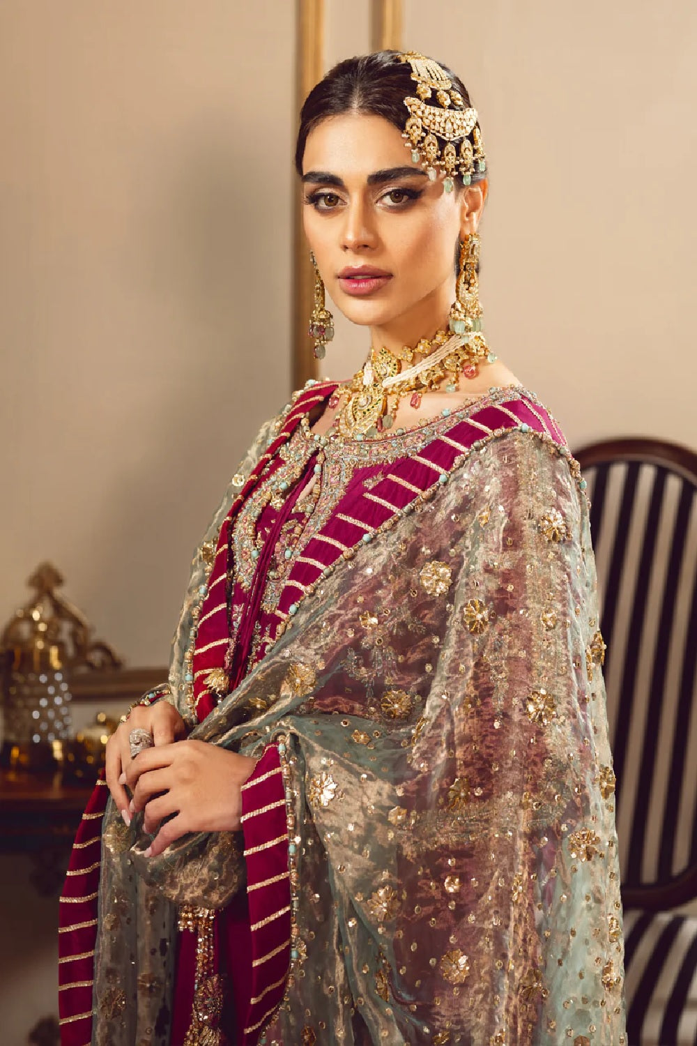Sara Rohale Asghar Wedding Wear'24 Melodic Tassels - TC-1082