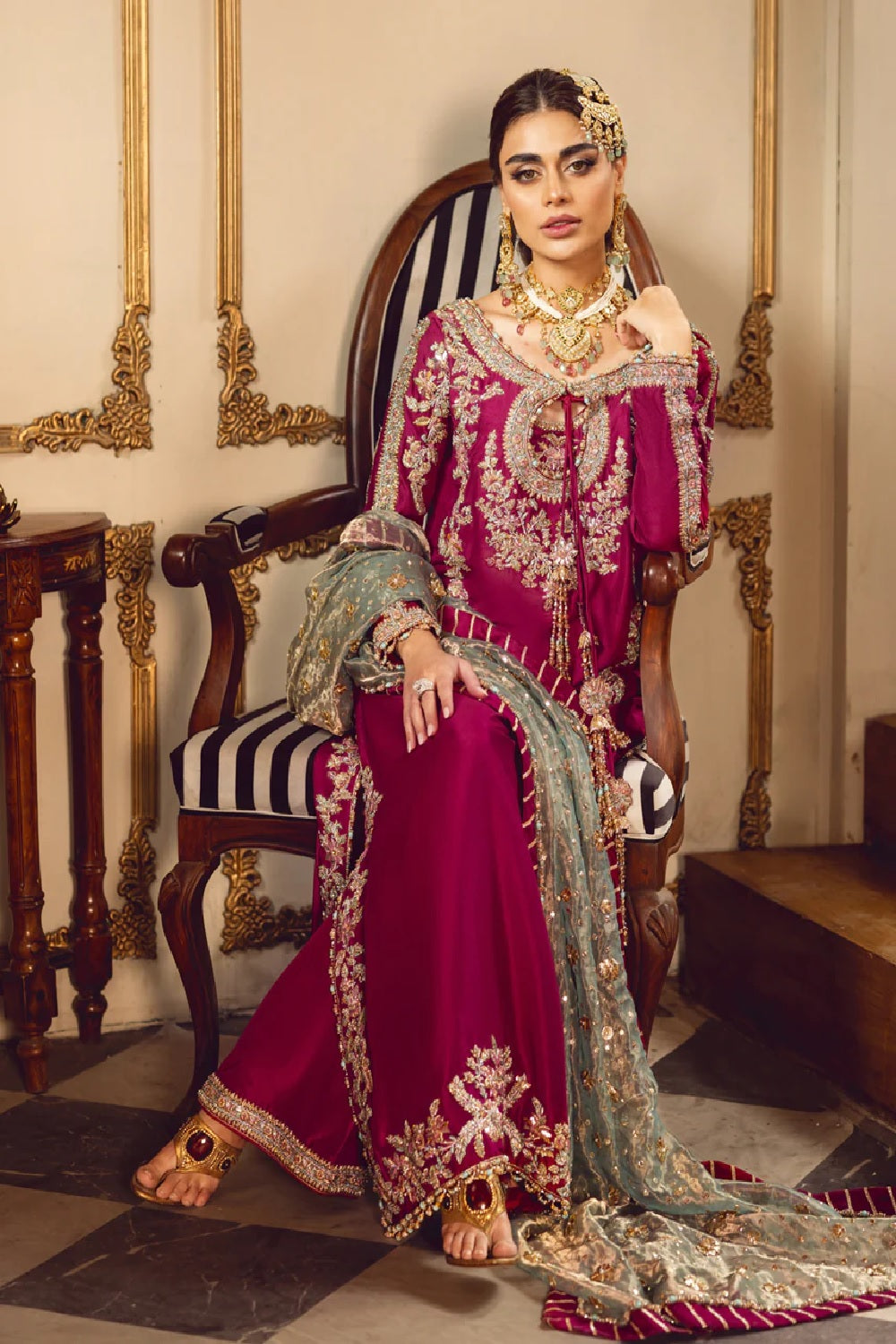 Sara Rohale Asghar Wedding Wear'24 Melodic Tassels - TC-1082