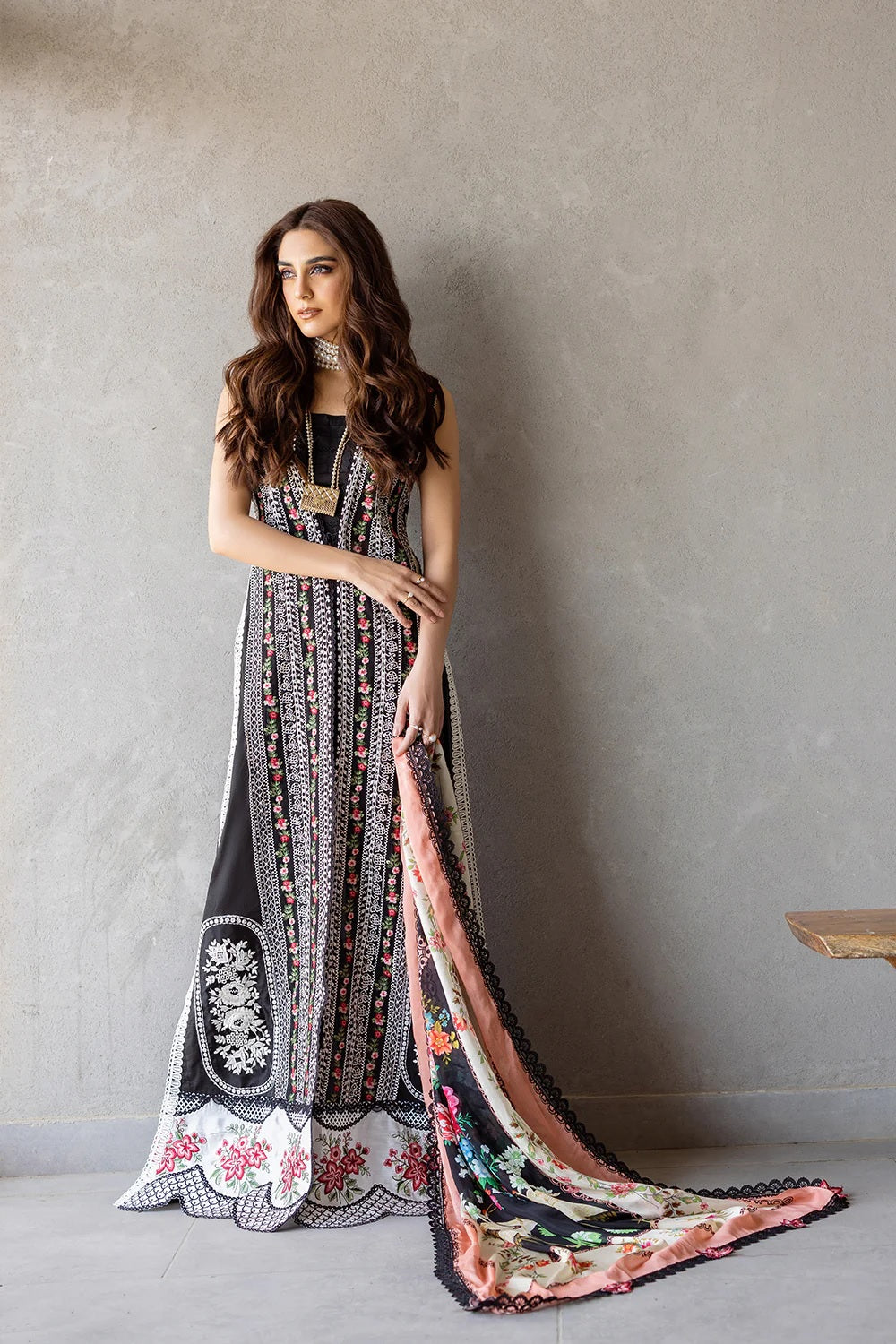 SAIRA RIZWAN LUXURY LAWN'24 - EMBER - SRLL24-06 - TC-823