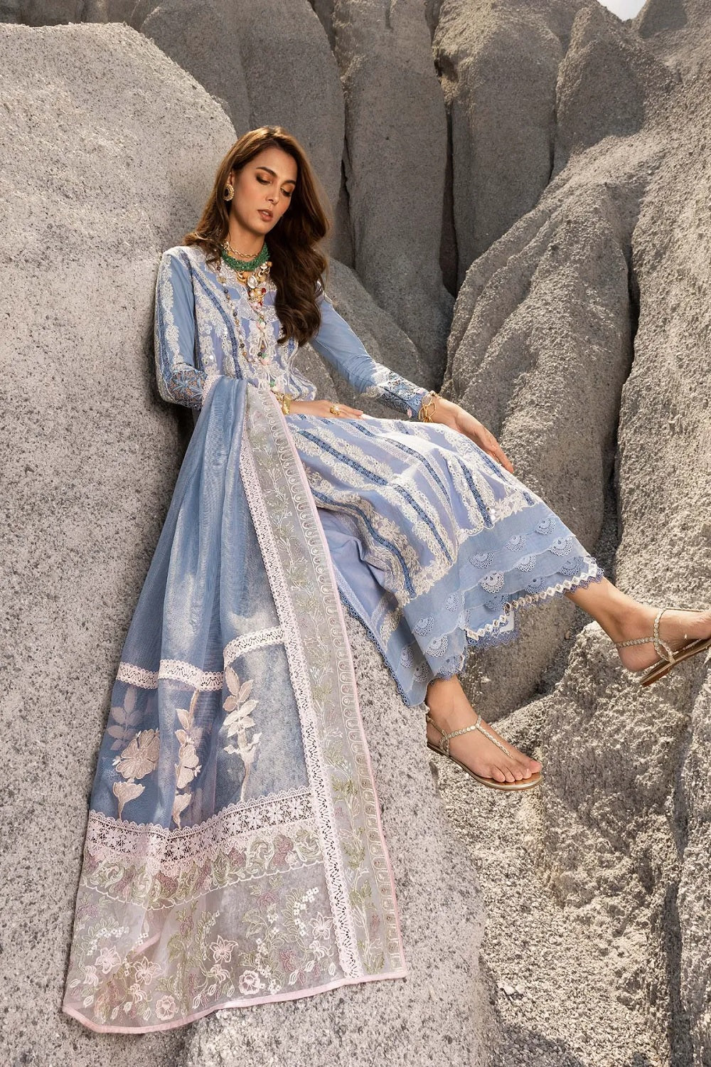 Saira Shakira By Crimson Lawn'24 NADINE-A - TC-1242