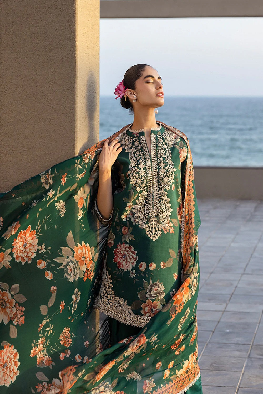 Zainab Chottani Lawn'25 - VELINA-01-UNS - TC-1327