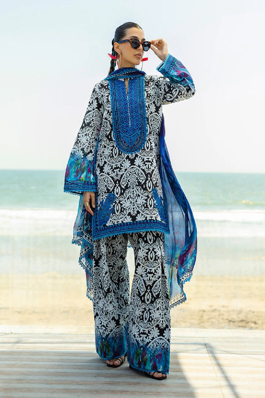 Zainab Chottani Tahra Lawn'25 - BELLA-07-UNS - TC-1336