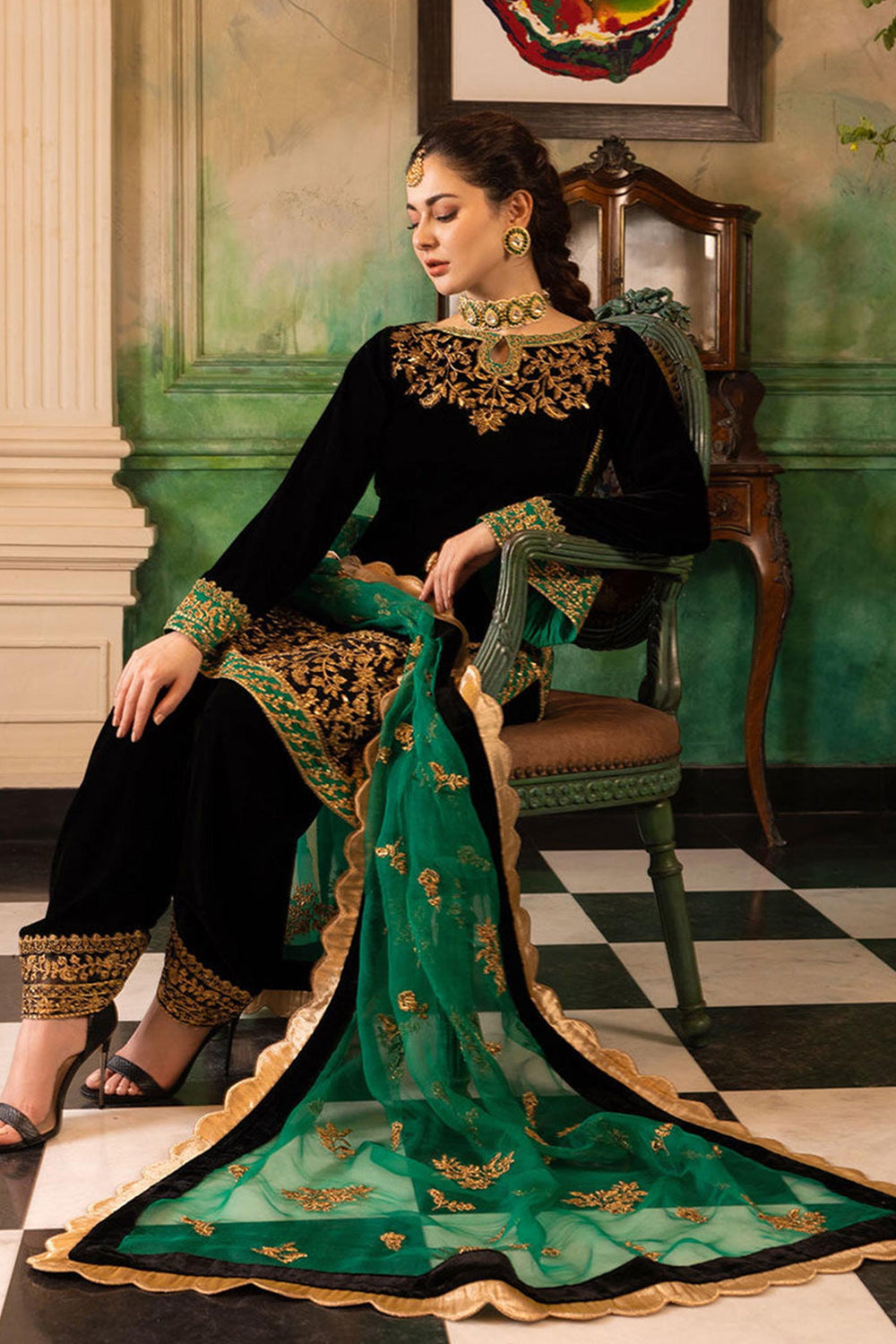 Zainab Chottani - Velvet Collection'24 - ZIMMEL - TC-266