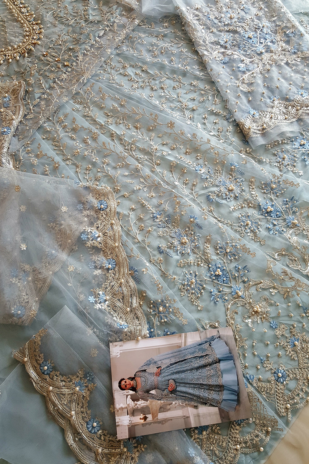 Maria B Wedding Formal Couture Vol-6 25" - Maxi - MC-041 - TC-222