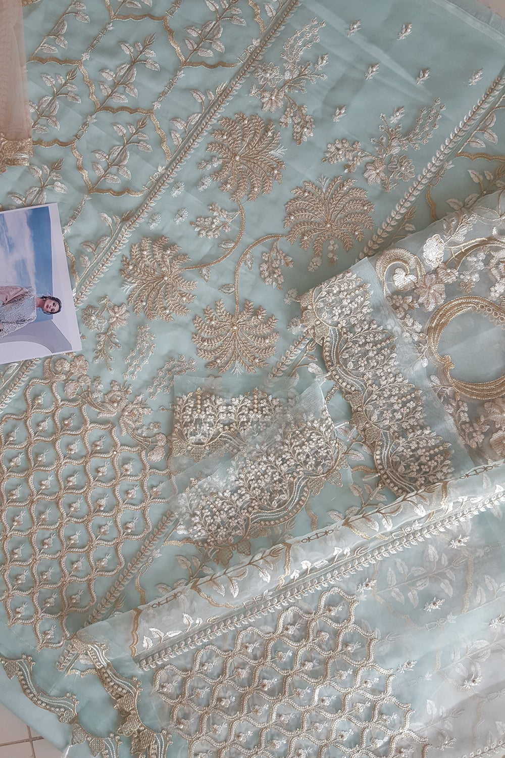Samsara By Khadija Batool - Larkspur - Luxury Pret - TC-285