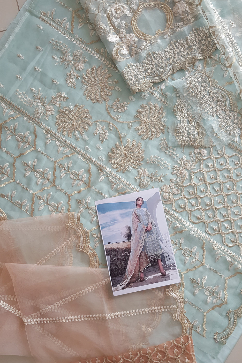 Samsara By Khadija Batool - Larkspur - Luxury Pret - TC-285