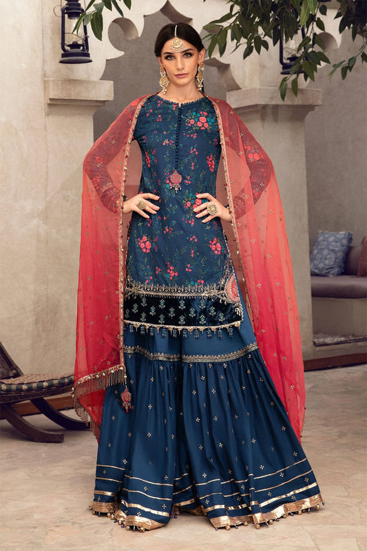 Sateen By Maria B Luxury Lawn Collection'23 - MB22S D5 - TC-297